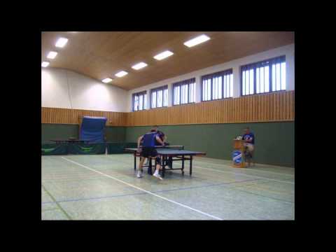 Tischtennis: Showkampf zwischen Nationalspieler Patrick Franziska und Nico Beck