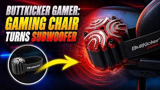 Buttkicker Gamer: Gaming Chair Turns Subwoofer