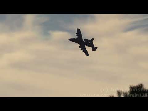 Warren Grove Range (1/19/2022) - A-10's Day & Night Strafe