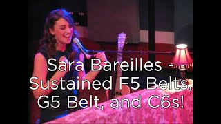 Sara Bareilles - Sustained F5 Belts, G5 Belt, and C6s! (Come Round Soon)