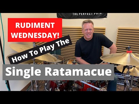 HOW TO PLAY THE SINGLE RATAMACUE : Rudiment Wednesday!