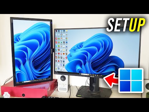 How To Setup Vertical Monitor In Windows 11 - Full Guide