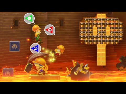 I Made the ULTIMATE BUILDER BATTLE Multiplayer Level in Super Mario Maker 2