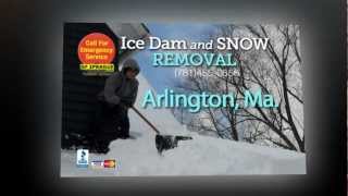 preview picture of video 'Ice Dam - Snow Removal | 781-455-0556 | Arlington Ma | GF Sprague'