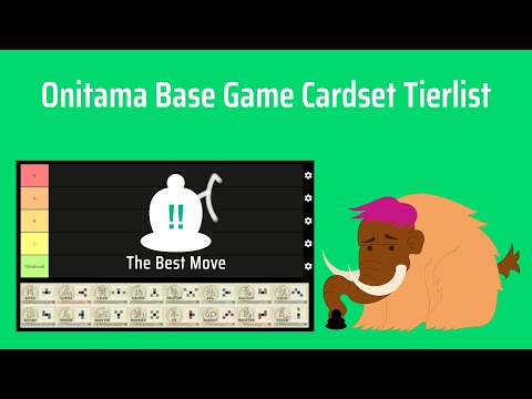 Onitama Base Game Cardset Tierlist