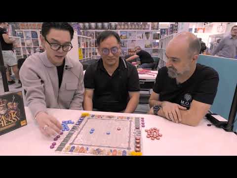 OMOK Chess how-to-play interview at Spiel 2024