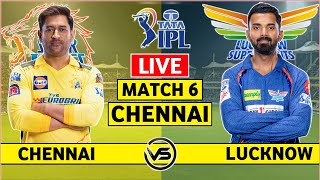 IPL 2023 Live: CSK vs LSG Match 6 Live Scores & Commentary | Chennai vs Lucknow Live Scores