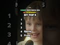 Junior Eurovision 2024 Germany My Top 5