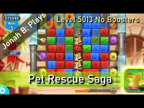 Pet Rescue Saga Level 5013 No Boosters