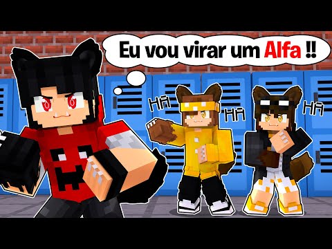 Virando o LOBO ALFA na ESCOLA LOBISOMEM do Minecraft