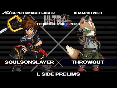 Soulsonslayer (Sora) vs ThrowOut (Fox) - L Side Prelims - REGIONLOCK: #GG2023