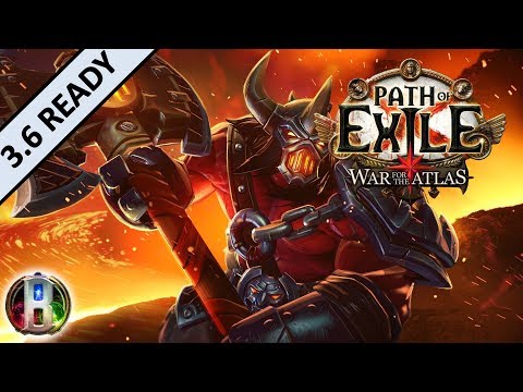 [3.6] Fire Cyclone Build - Chieftain Marauder - Path of Exile War For The Atlas - Synthesis