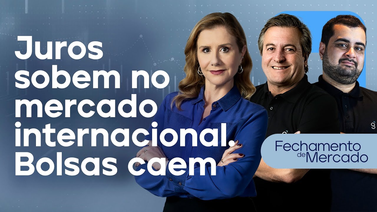 🔴 21/10/24 - JUROS SOBEM NO MERCADO INTERNACIONAL | BOLSAS CAEM | Fechamento de Mercado
