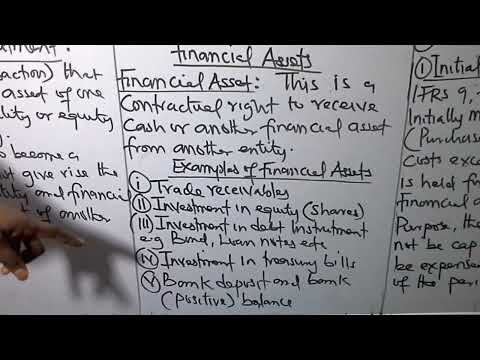 Financial Instruments: IFRS 9,IFRS 7 & IAS 32 ICAN/ANAN/CITN/ACCA (Part 1)