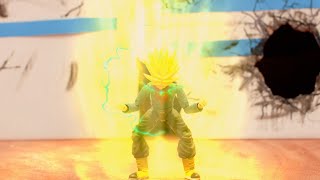 (TRAILER) DRAGON BALL Stop Motion Action - Broly vs Vegeta Trunks and Goku (Part 3)