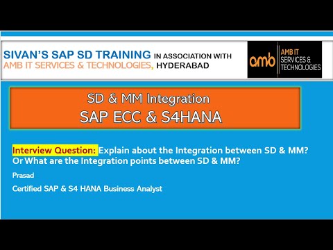 SAP SD MM Integration ECC & S4HANA