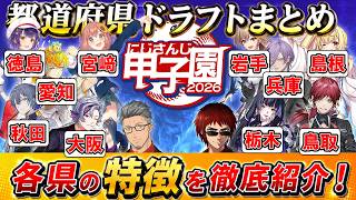 【にじ甲2026】地域ドラフト、各都道府県まとめ【にじさんじ切り抜き】