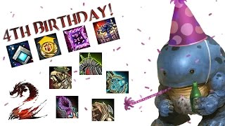 Misc! GW2 - 4th Year Birthday!