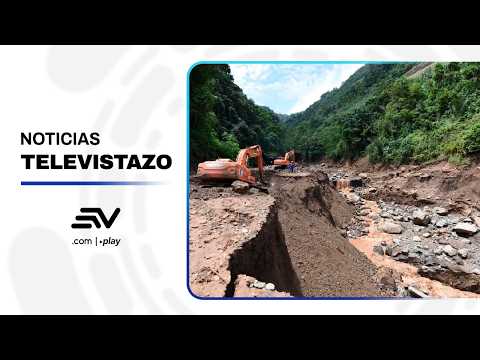 Vía Cumandá – Pallatanga se mantiene interrumpida por deslizamiento| Noticias Televistazo | Ecuavisa