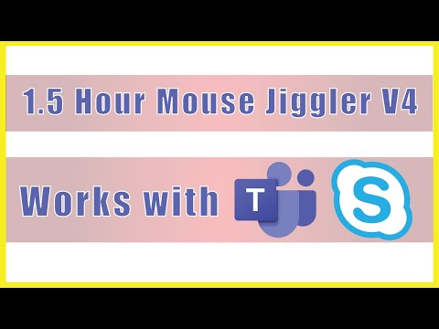 1 and Half Hour Mouse jiggler version 4  - Keep Computer Awake