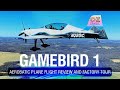 5 Gamebird 1 Aerobatic Plane Flight Review And Factory Tour