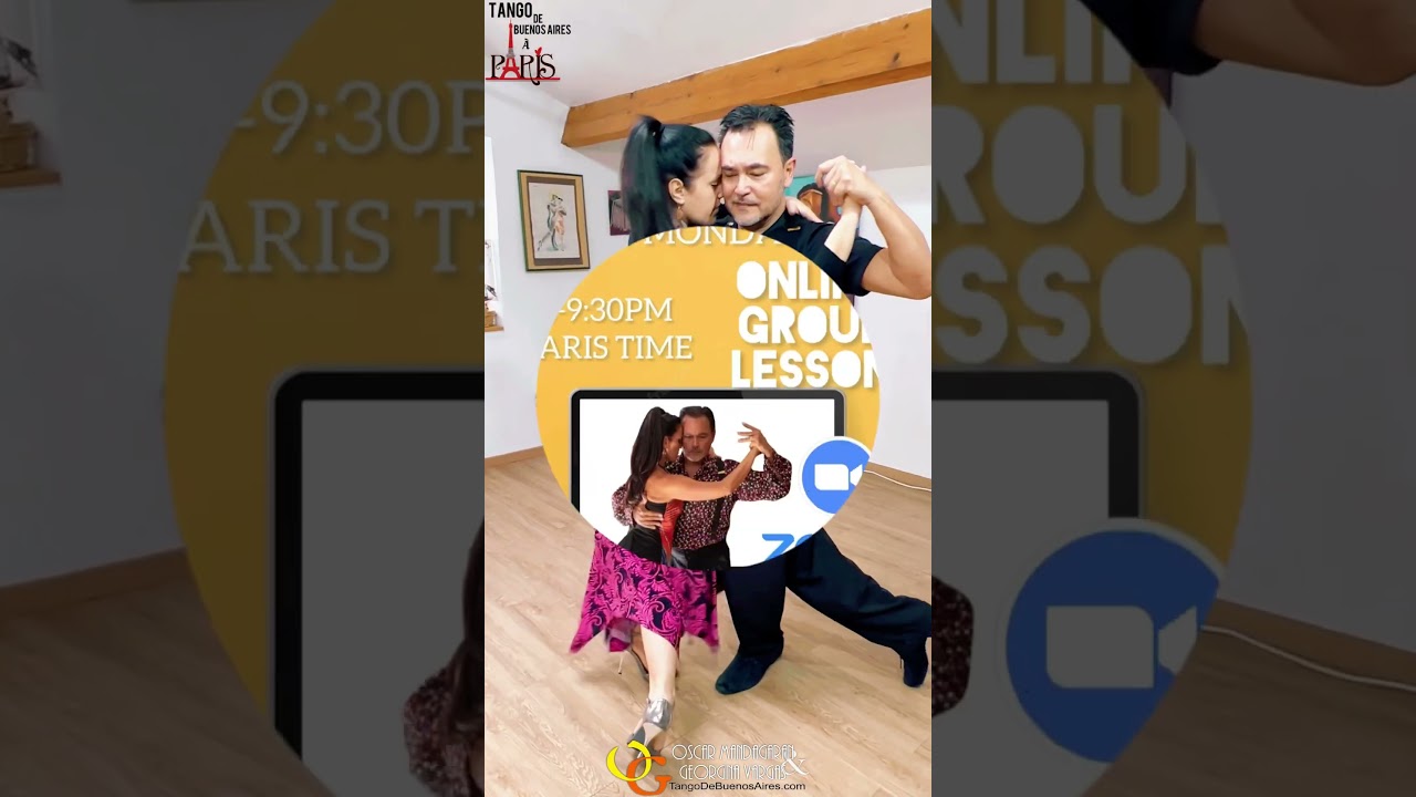 #milonga Musicality demo Online lesson 20/3/2023 Georgina Vargas Oscar mandagaran #tangodance
