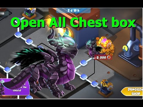 Opened All Chest Darkfire Dragon-Dragon Mania Legends | Bottomless dungeon week | DML
