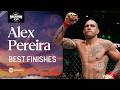 HE HITS SO HARD Alex Pereira S INCREDIBLE UFC Finishes UFCFreedom250