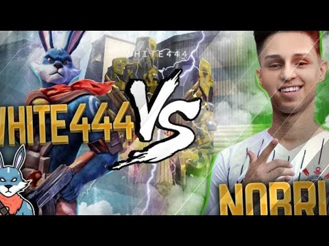 Freefire best Vs best player,,🔥 white 444 Vs Nobru❤️❤️