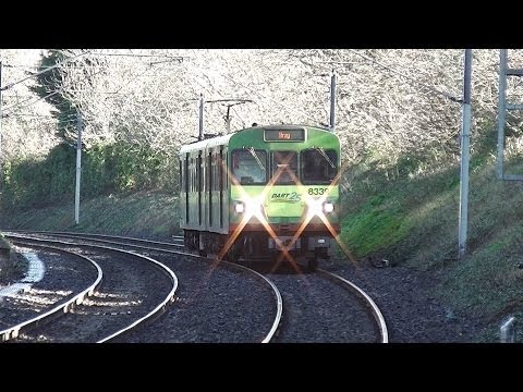 IE 8300 Class Dart Train number 8339 - Raheny Station, Dublin