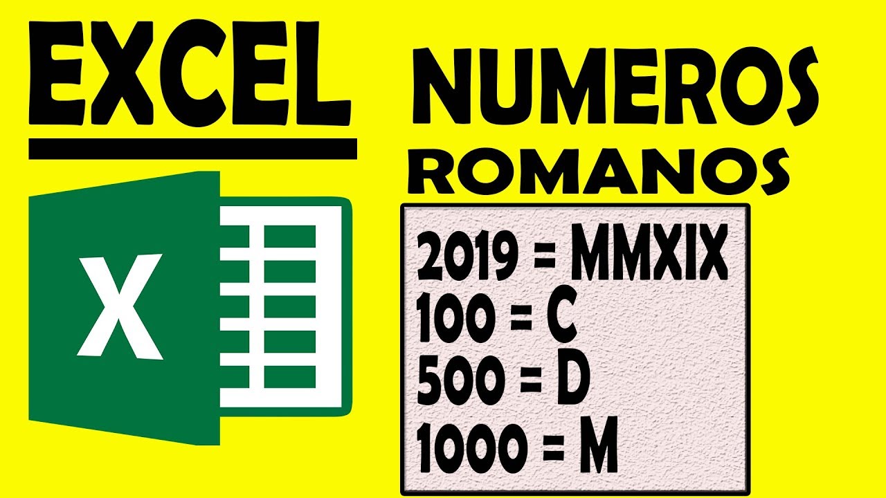 NUMEROS ROMANOS DE 1 AL 3999