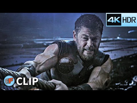 Thor Restarts the Forge of Nidavellir Scene | Avengers Infinity War (2018) IMAX 4K HDR Movie Clip