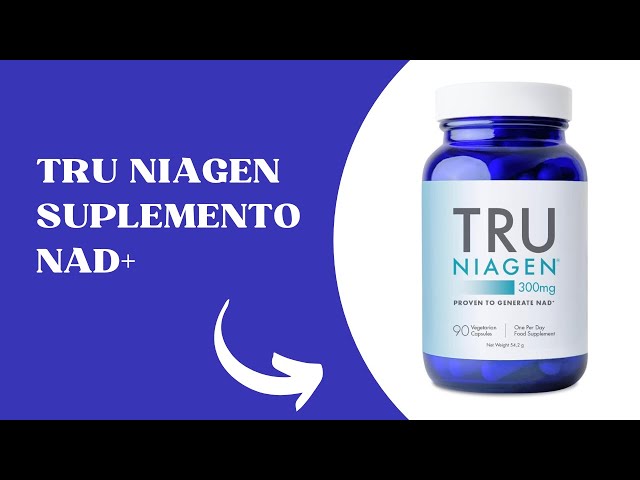 Vídeo relacionado con Tru Niagen Suplemento NAD de ribósido de nicotinamida, para reducir el cansancio y la fatiga, fórmula patentada, 30 unidades, 300 mg por porción (1 mes / 1 frasco)