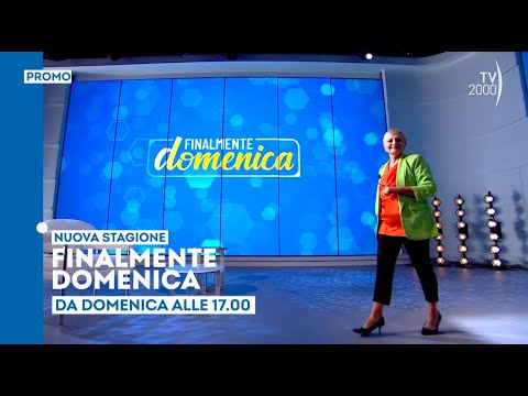 Finalmente Domenica, con Lucia Ascione - Nuova stagione da domenica 5 novembre ore 17 su Tv2000