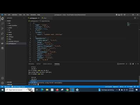 List Node Versions