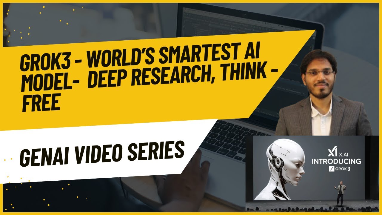 Grok 3 – World’s Smartest AI Model for FREE! Try Deep Research & Think