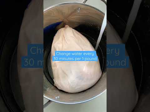 How to Defrost a Turkey (2-ways!)