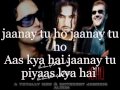 Junoon-Jaaney Tu (with lyrics karaoke) [HQ] 