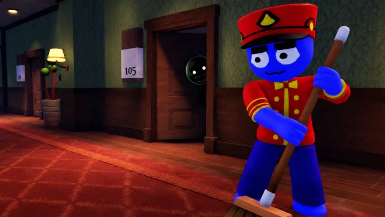 AKU COBA GAME ROBLOX HOROR PENJAGA HOTEL YANG VIRAL.... Hotel Anomali