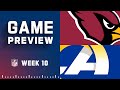 Arizona Cardinals vs. Los Angeles Rams | 2022 Week 10 Game Preview