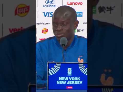 Nogolo Kanté, encore une fois le maître d'actualité de France a déclaré #Kanté #france #actualité