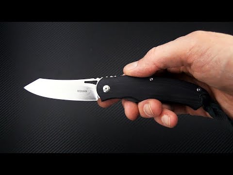 BÖKER PLUS Takara CF Taschenmesser – Kohlefaser-Griff, D2-Stahlklinge, 18 Cm Gesamtlänge