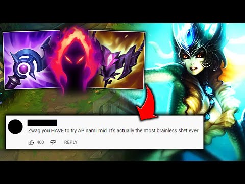 A YouTube Comment BEGGED me to play AP Nami Mid... so I tried it