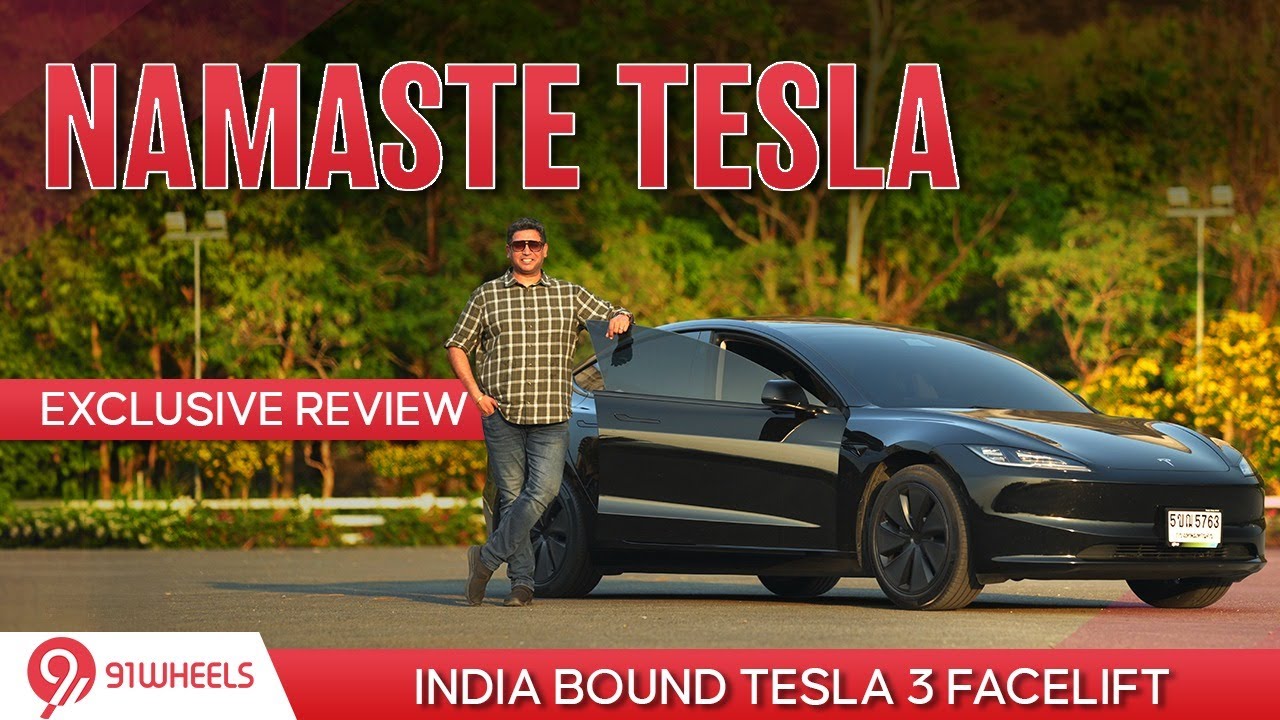 Tesla 3 Highland 2024 (Facelift) Driven || Namaste, Welcome to India || World's Best Electric Sedan?