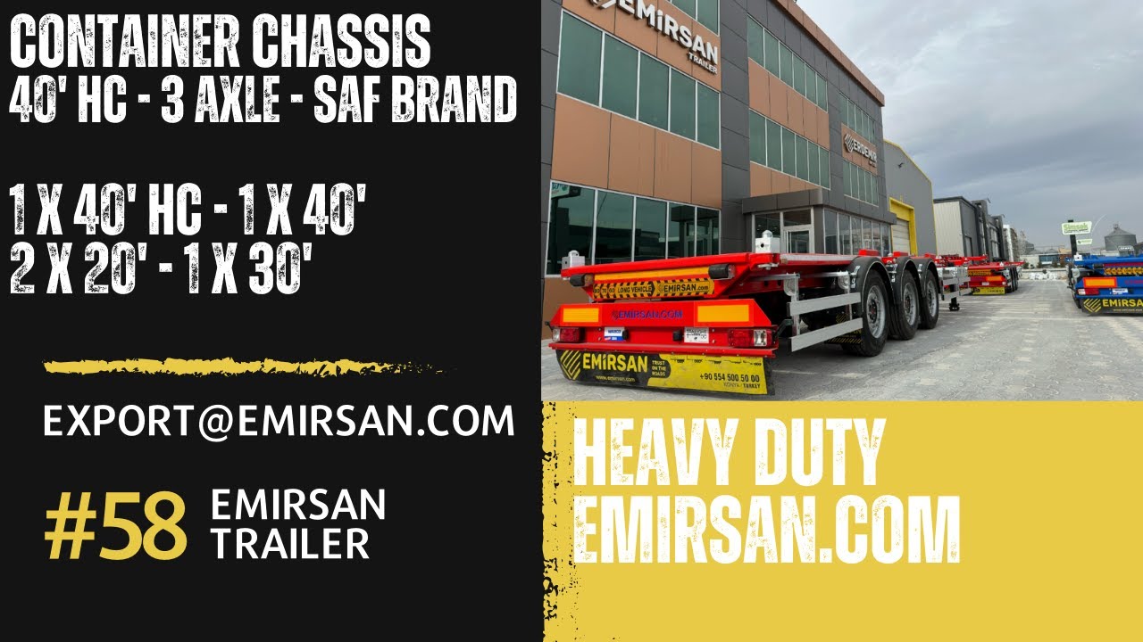 40' HC Container Chassis