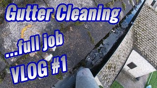 Preview of Gutter Cleaning ...full job VLOG #1.