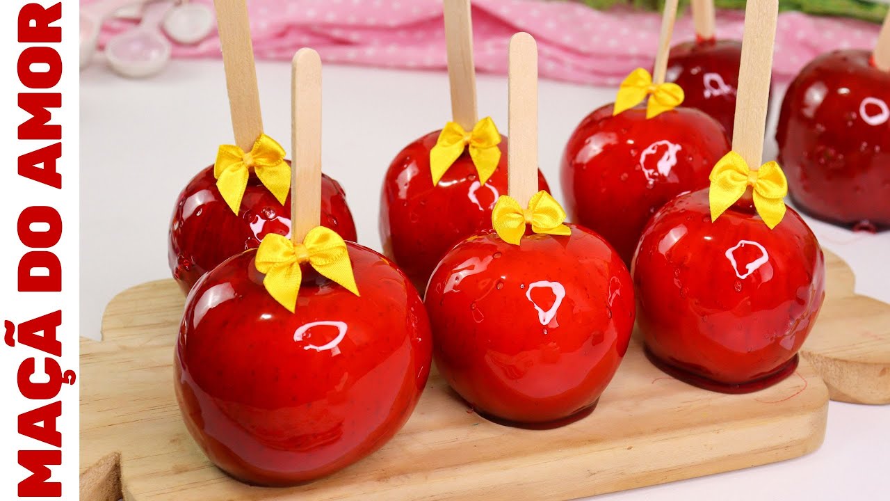 TODOS OS SEGREDOS PARA A MAÇÃ DO AMOR PERFEITA! | Sem bolhas, Não derrete e não gruda no dente!