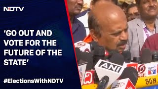 Karnataka Chief Minister Basavaraj Bommai: &quot;Go Out And Vote For The Future Of The State&quot;