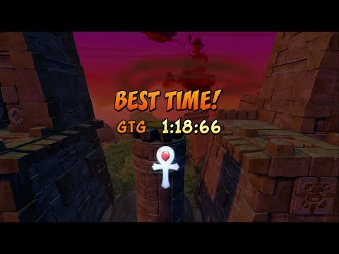 Crash Bandicoot - N. Sane Trilogy - Platinum Time Trial #10: The Lost City - 1:18:66