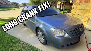 Toyota Avalon Long Start Problem FIXED (2GR-FE)